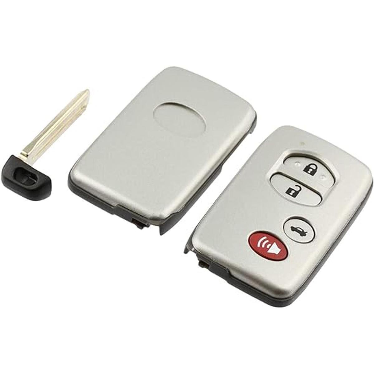 Carcasa y almohadilla para llave sin llave para Toyota