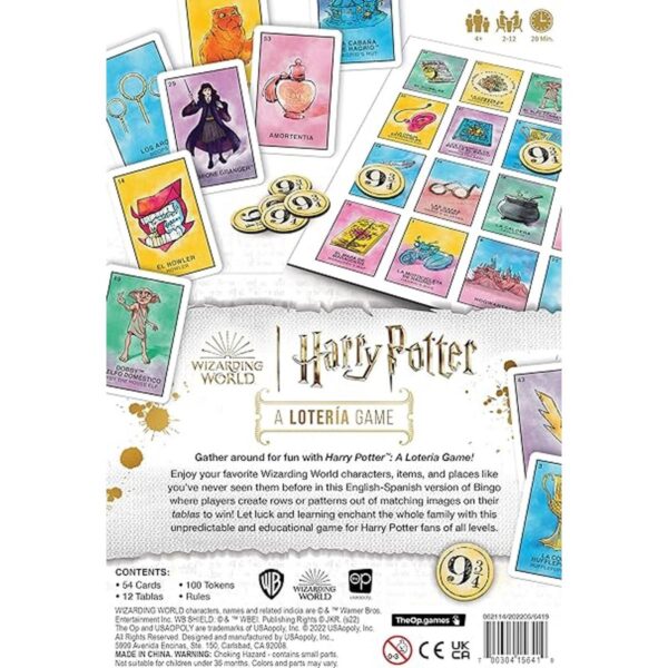 Harry Potter Loteria Juego de azar tradicional de la_2