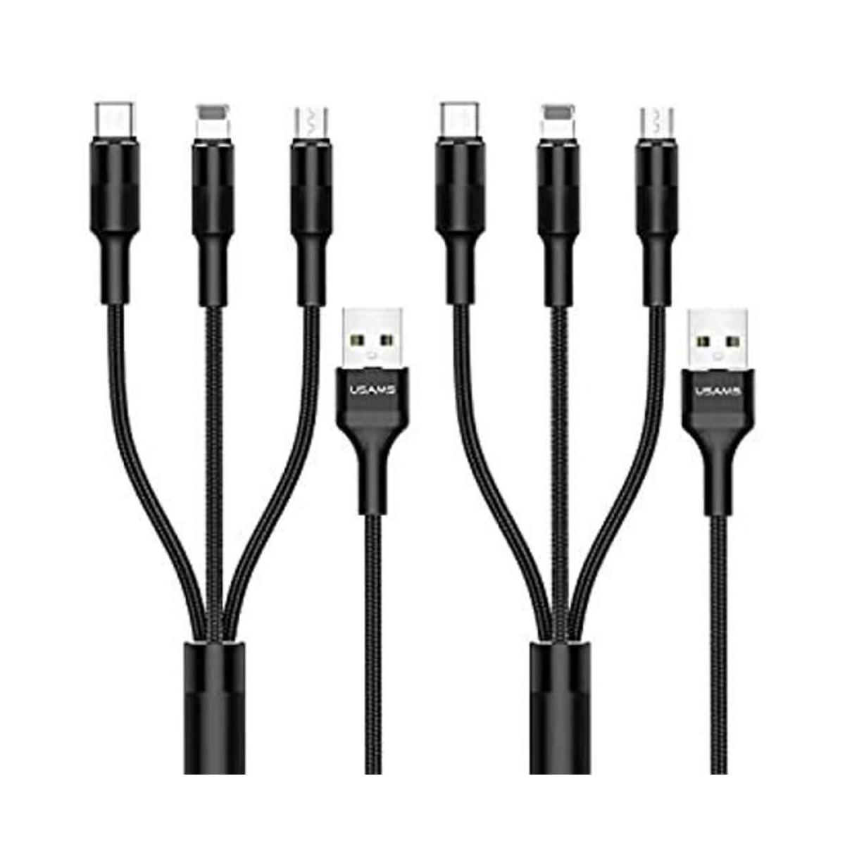Paquete de 2 cables de carga múltiple YOUSAMS 3 en 1