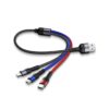 USAMS Cable de carga múltiple de 1 pie cable de carga_1