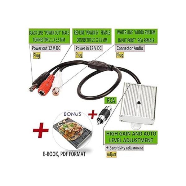 Micrófono de seguridad CCTV Audio al aire libre CCTV_2