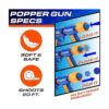 USA Toyz Astroshot Gemini Juego de disparos extremos para_3