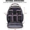 USA Gear Mochila para drones Funda compatible con DJI_2