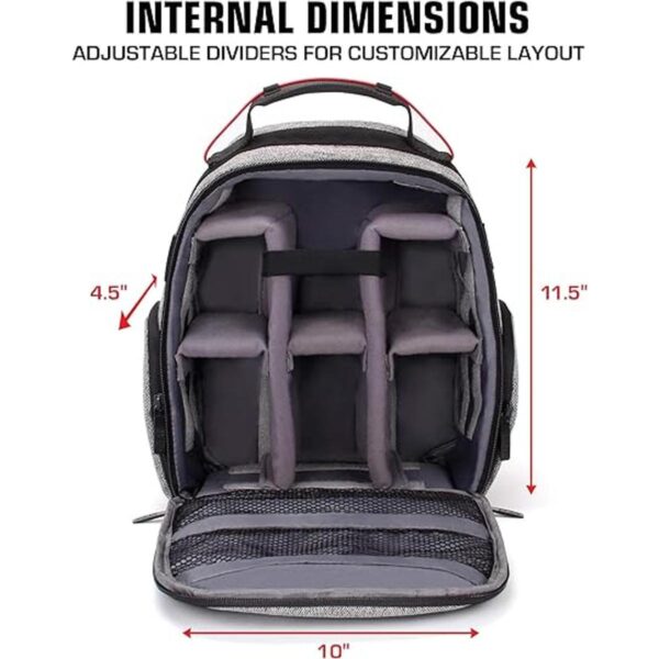 USA Gear Mochila para drones Funda compatible con DJI_2