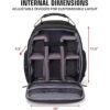 USA GEAR Mochila portátil para cámara DSLR con divisores_3