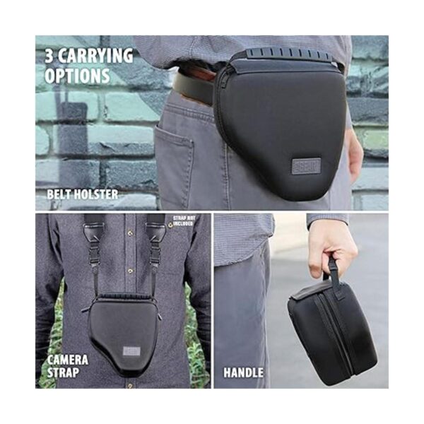 USA GEAR Carcasa rígida para cámara réflex digital negro_6