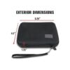 USA GEAR Carcasa rígida para iPod de viaje compatible con_2