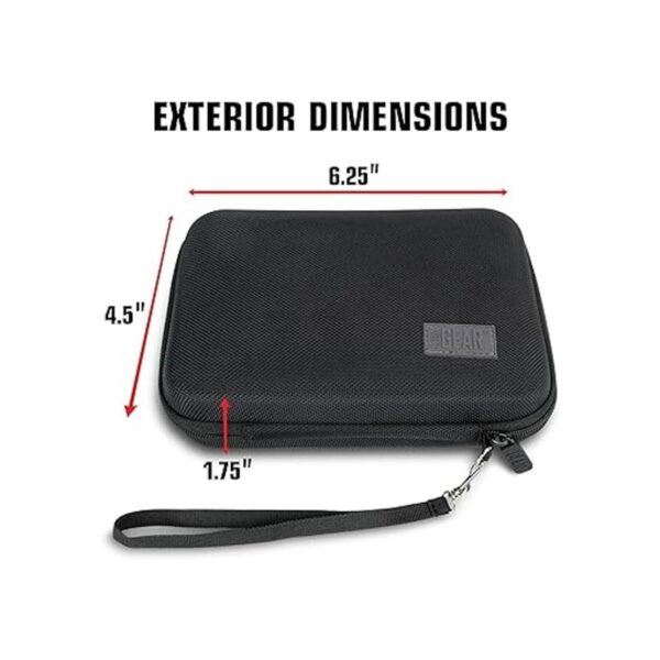 USA GEAR Carcasa rígida para iPod de viaje compatible con_2