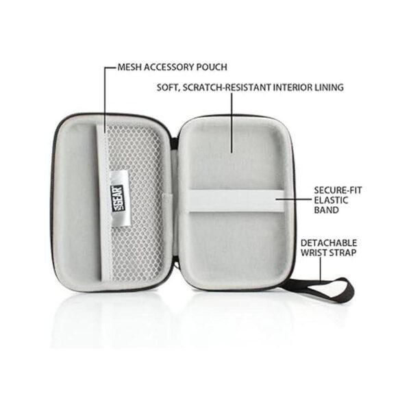 USA GEAR Carcasa rígida para iPod de viaje compatible con_3