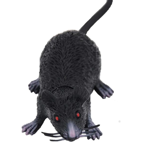 Paquete de 3 ratas falsas modelo de ratón realista_3