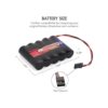 Tenergy Batería RX receptor NiMH con conectores Hitec de 6_3