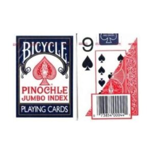 Lupa Sida Pinochle Juego de cartas de impresión Grande 2_1