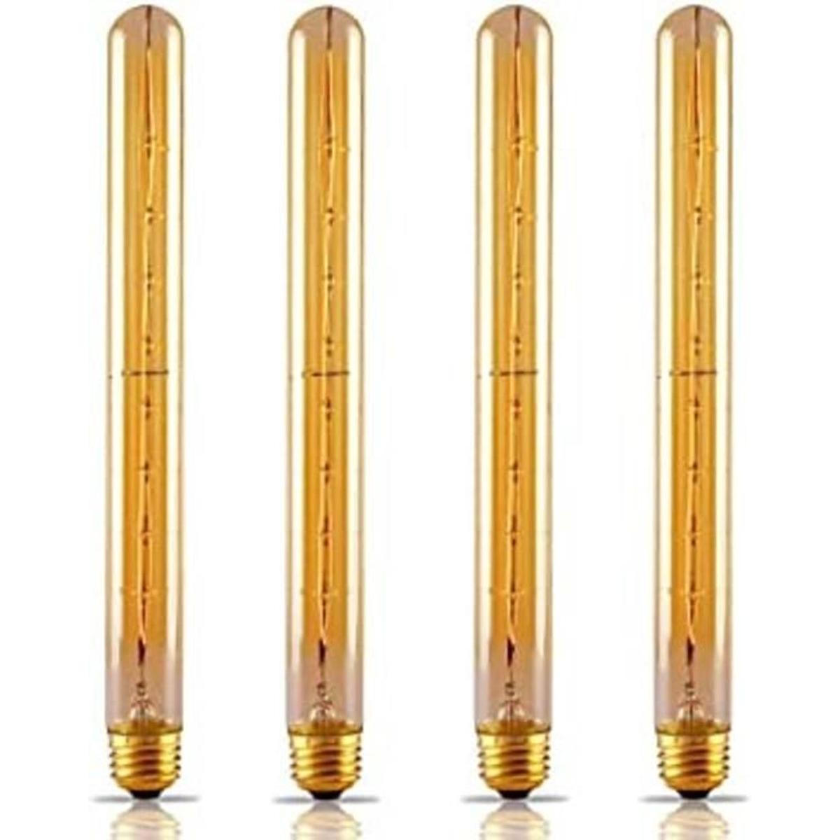 Bombilla Edison de 40 vatios tubo largo T300 bombillas