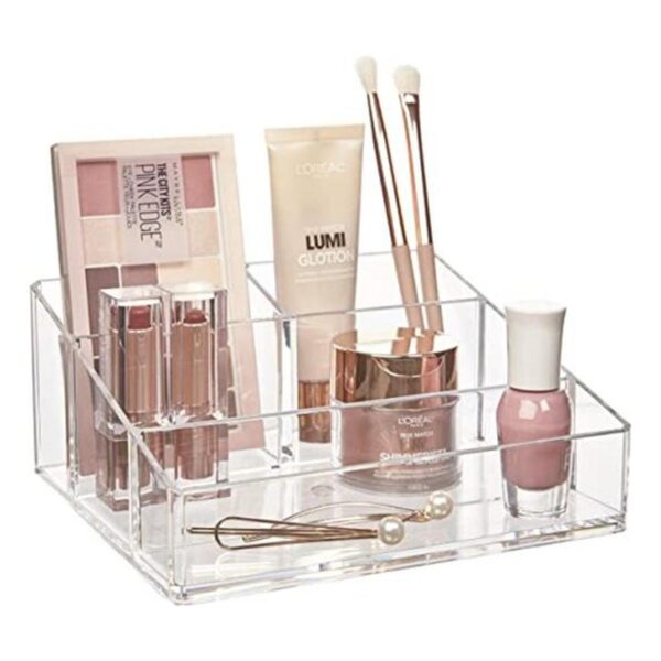 Organizador de maquillajes de plástico de calidad premium._1