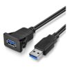 URWOOW USB3.0 Montaje cuadrado empotrado 3.3 ft 3_1