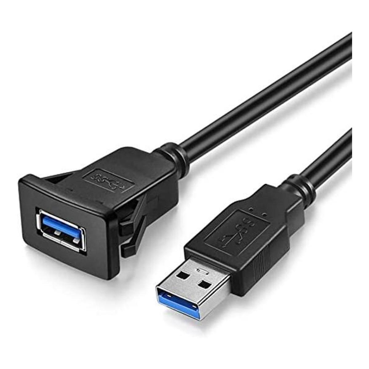 URWOOW USB3.0 Montaje cuadrado empotrado 3.3 ft 3
