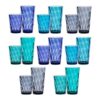 US Acrylic Optix Vasos apilables de plástico de 16 piezas_1