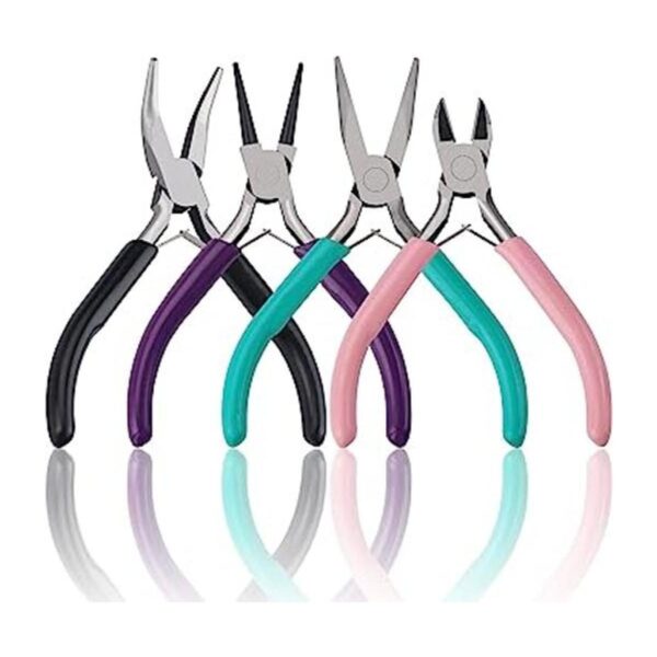 Paquete de 4 alicates de joyería kit de herramientas con