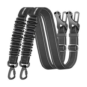URPOWER Cinturón de seguridad 3 en 1 para perro cinturón