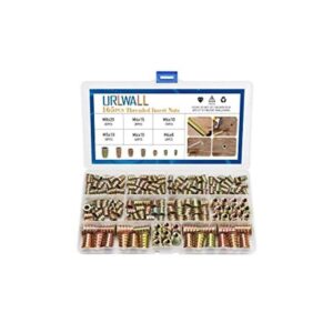 URLWALL 165 piezas de tuercas de insertos roscados kit de_1