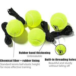 URBEST Pelota de tenis con cuerda entrenador de tenis_2
