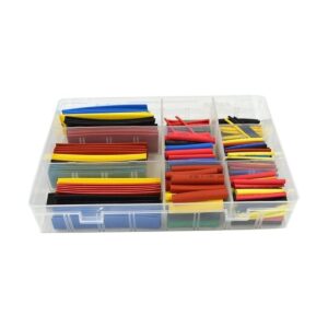 URBEST328 Pcs Assorted Heat Shrink Tube 5 Colors 8 Sizes
