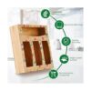 UPTRUST Organizador de bolsas Ziplock soportes para