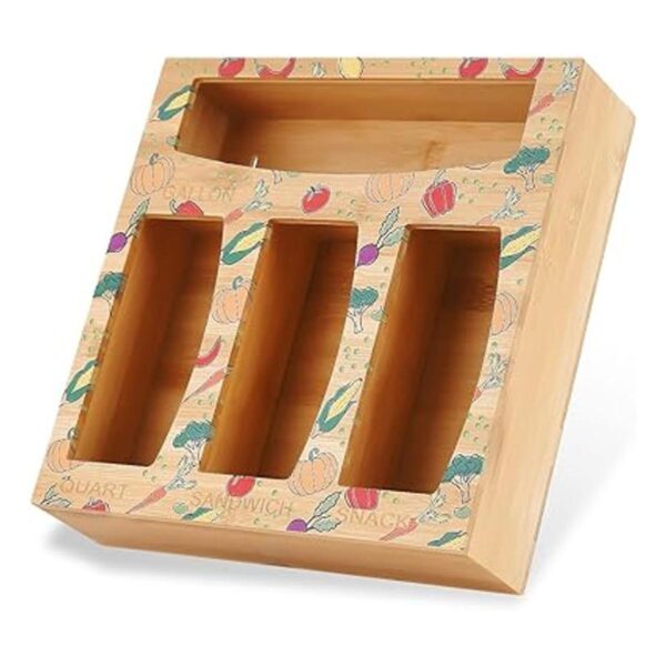 UPTRUST Organizador de bolsas Ziplock soportes para