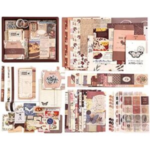UPSYTIO Kit de álbumes de recortes vintage suministros de