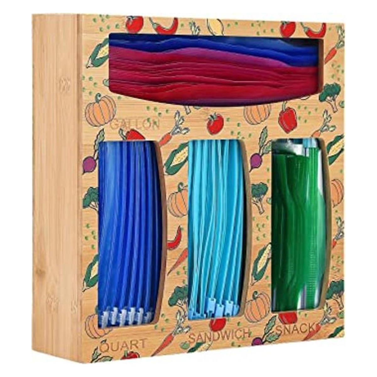 UPTRUST Organizador de bolsas Ziplock soportes para