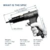 Pistola neumática de tuerca remachada con mandriles y_3