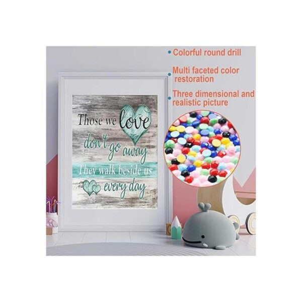 Upins Kit de pintura artística de diamantes de amor 5D_6