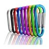 UPINS 100Pcs Aluminum Locking Carabiner Spring Clips Hook_1