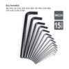 Juego de llaves Allen de 30 piezas premium de llave_2