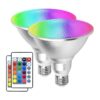 Bombilla LED multicolor Par38 para exteriores_1