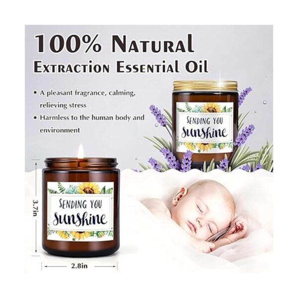UOKPT Velas perfumadas de lavanda para mujer regalo único_4