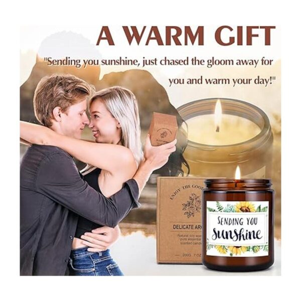 UOKPT Velas perfumadas de lavanda para mujer regalo único_2