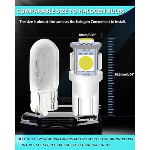 UNXMRFF Paquete de 25 bombillas LED de 194 bombillas LED_2
