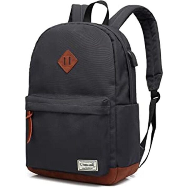 Mochila universitaria resistente al agua para portátil