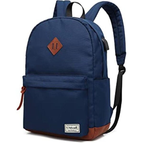 Mochila universitaria resistente al agua para laptop con_1