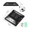 UNIFUN Luces solares para terraza luces LED para