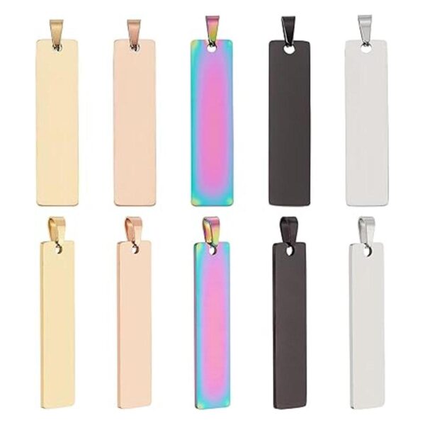 UNICRAFTALE 10 piezas de 5 colores chapados al vacío en