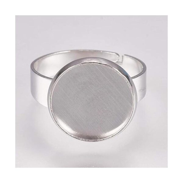 Unicraftale 50 bases de anillo de acero inoxidable para_2