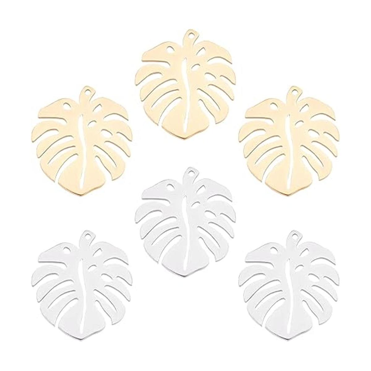 UNICRAFTALE Acerca de 12 piezas de 2 colores Monstera