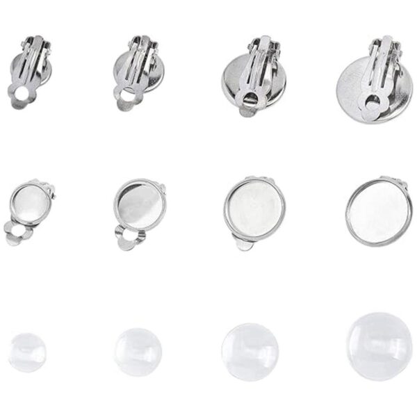 UNICRAFTALE 4 Sizes 8mm10mm12mm14mm Clipon Earring