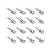 UNICRAFTALE 150 piezas de 0.394 x 0.157 in de acero