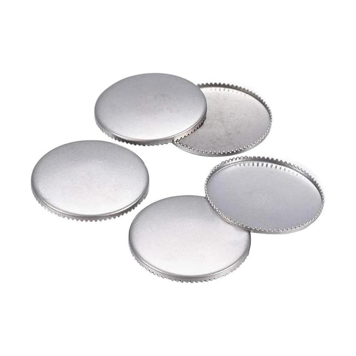 UNICRAFTALE 50 tazas de bisel de acero inoxidable 304 con