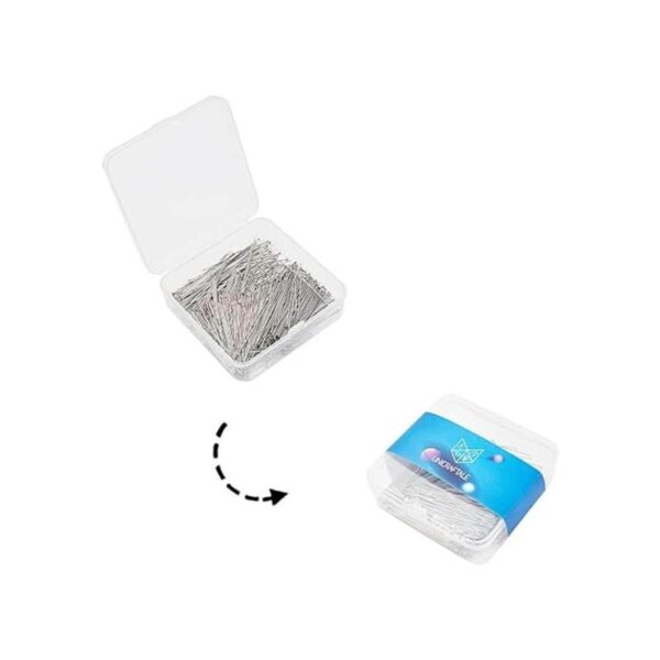 UNICRAFTALE 500pcs Stainless Steel Head Pins 50mm Long