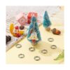Unicraftale 10 anillos de acero inoxidable para puerta de