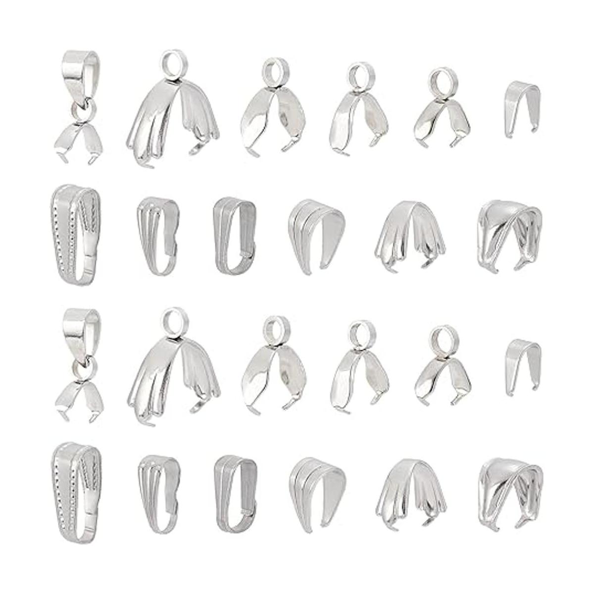 UNICRAFTALE Alrededor de 120 fianzas de acero inoxidable